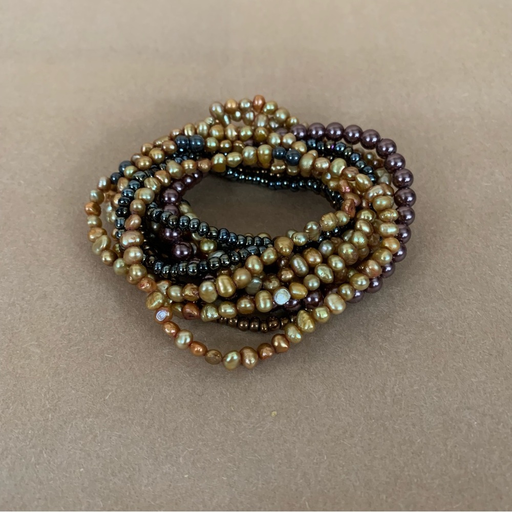 Pearl Bracelet Stack Set - Picture 2 of 3